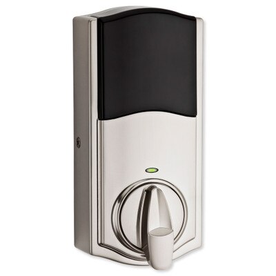 Kwikset SmartCode 916 Series Zigbee Touchscreen Deadbolt with Home Connect, Satin Nickel